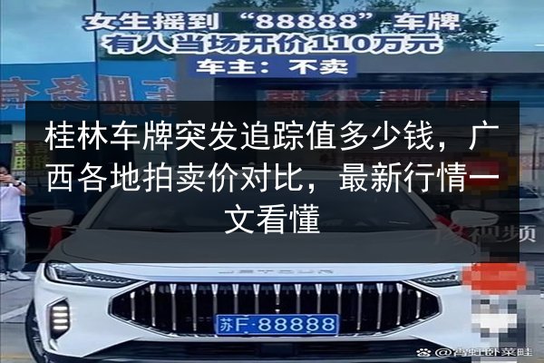 桂林车牌突发追踪值多少钱,广西各地拍卖价对比,最新行情一文看懂 第3张 桂林车牌突发追踪值多少钱,广西各地拍卖价对比,最新行情一文看懂 第3张