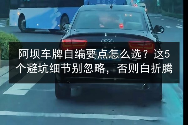 阿坝车牌自编要点怎么选？这5个避坑细节别忽略，否则白折腾