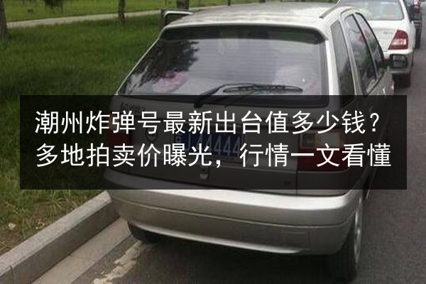 潮州炸弹号最新出台值多少钱？多地拍卖价曝光，行情一文看懂