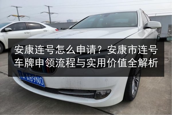 安康连号怎么申请?安康市连号车牌申领流程与实用价值全解析 第3张 安康连号怎么申请?安康市连号车牌申领流程与实用价值全解析 第3张