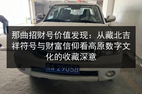 那曲招财号价值发现：从藏北吉祥符号与财富信仰看高原数字文化的收藏深意 第3张