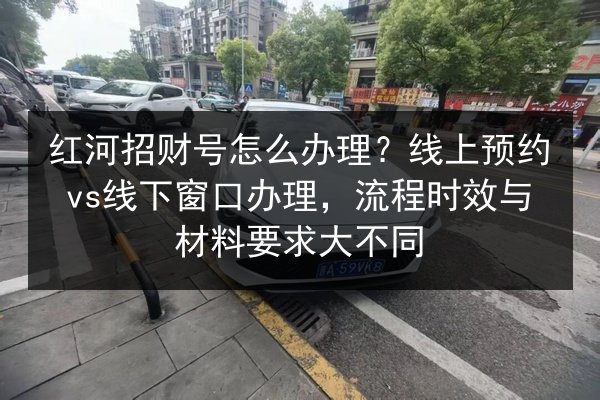 红河招财号怎么办理?线上预约vs线下窗口办理,流程时效与材料要求大不同 第3张 红河招财号怎么办理?线上预约vs线下窗口办理,流程时效与材料要求大不同 第3张