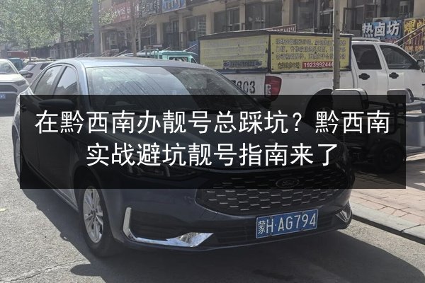 在黔西南办靓号总踩坑？黔西南实战避坑靓号指南来了 第2张