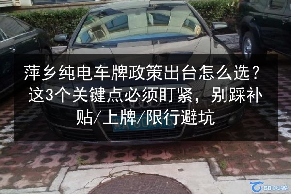 萍乡纯电车牌政策出台怎么选？这3个关键点必须盯紧，别踩补贴_上牌_限行避坑