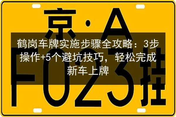 鹤岗车牌实施步骤全攻略：3步操作+5个避坑技巧，轻松完成新车上牌