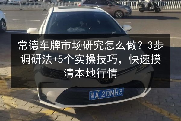 常德车牌市场研究怎么做？3步调研法+5个实操技巧，快速摸清本地行情 第2张