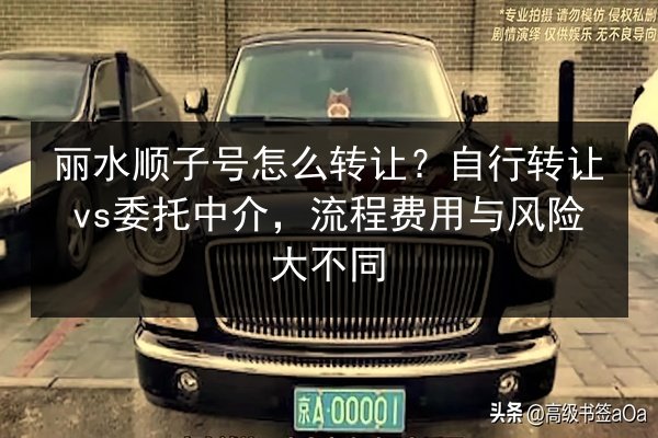 丽水顺子号怎么转让？自行转让vs委托中介，流程费用与风险大不同 第3张