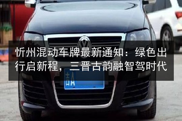 忻州混动车牌最新通知：绿色出行启新程，三晋古韵融智驾时代 第3张