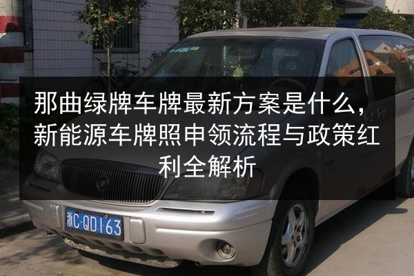 那曲绿牌车牌最新方案是什么,新能源车牌照申领流程与政策红利全解析 第2张 那曲绿牌车牌最新方案是什么,新能源车牌照申领流程与政策红利全解析 第2张
