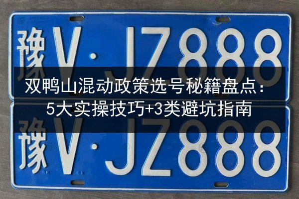 双鸭山混动政策选号秘籍盘点：5大实操技巧+3类避坑指南
