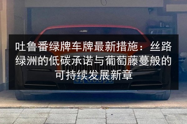 吐鲁番绿牌车牌最新措施:丝路绿洲的低碳承诺与葡萄藤蔓般的可持续发展新章 第2张 吐鲁番绿牌车牌最新措施:丝路绿洲的低碳承诺与葡萄藤蔓般的可持续发展新章 第2张