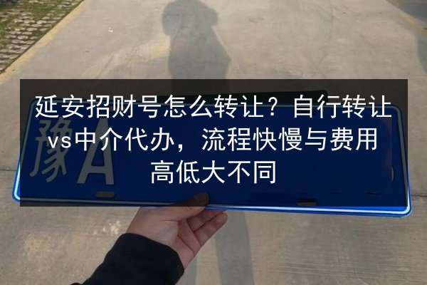 延安招财号怎么转让？自行转让vs中介代办，流程快慢与费用高低大不同 第2张