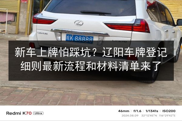 新车上牌怕踩坑？辽阳车牌登记细则最新流程和材料清单来了 第3张
