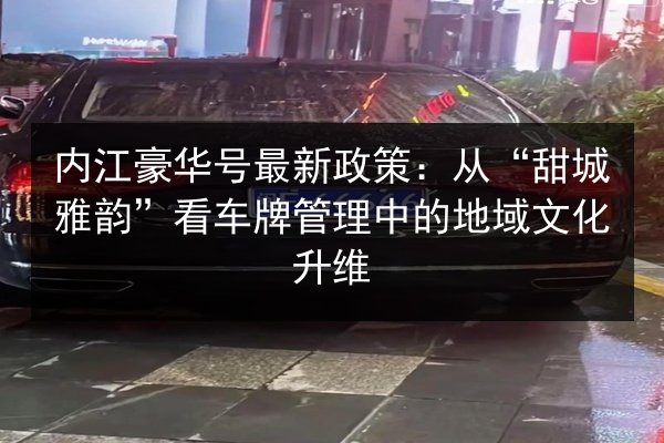 内江豪华号最新政策:从“甜城雅韵”看车牌管理中的地域文化升维 第3张 内江豪华号最新政策:从“甜城雅韵”看车牌管理中的地域文化升维 第3张