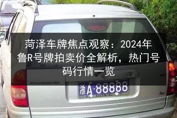 菏泽车牌焦点观察：2024年鲁R号牌拍卖价全解析，热门号码行情一览 第2张