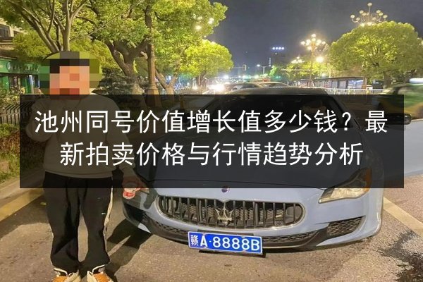 池州同号价值增长值多少钱?最新拍卖价格与行情趋势分析 第2张 池州同号价值增长值多少钱?最新拍卖价格与行情趋势分析 第2张