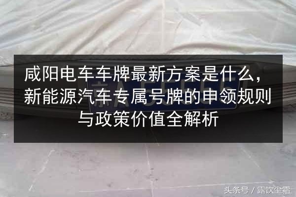 咸阳电车车牌最新方案是什么，新能源汽车专属号牌的申领规则与政策价值全解析