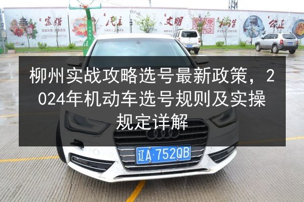 柳州实战攻略选号最新政策，2024年机动车选号规则及实操规定详解