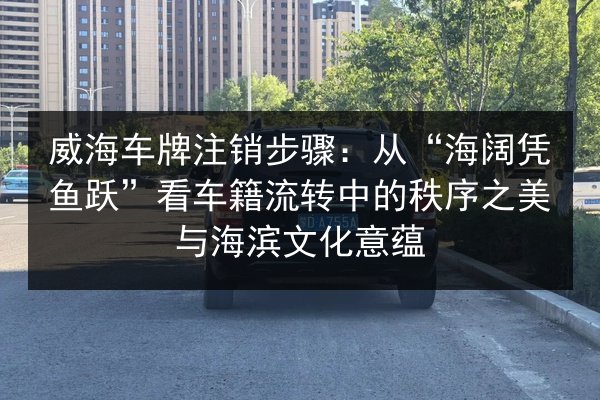 威海车牌注销步骤：从“海阔凭鱼跃”看车籍流转中的秩序之美与海滨文化意蕴
