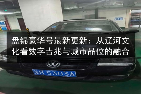 盘锦豪华号最新更新：从辽河文化看数字吉兆与城市品位的融合