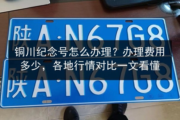 铜川纪念号怎么办理?办理费用多少,各地行情对比一文看懂 第2张 铜川纪念号怎么办理?办理费用多少,各地行情对比一文看懂 第2张