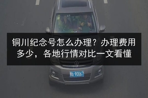 铜川纪念号怎么办理?办理费用多少,各地行情对比一文看懂 第3张 铜川纪念号怎么办理?办理费用多少,各地行情对比一文看懂 第3张