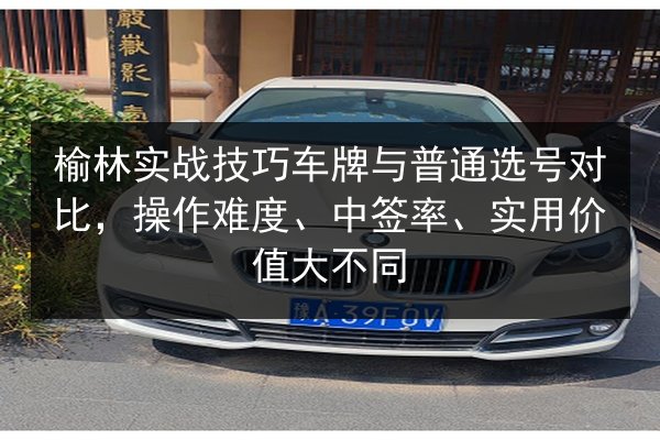 榆林实战技巧车牌与普通选号对比，操作难度、中签率、实用价值大不同