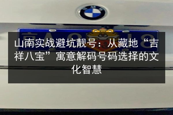 山南实战避坑靓号：从藏地“吉祥八宝”寓意解码号码选择的文化智慧