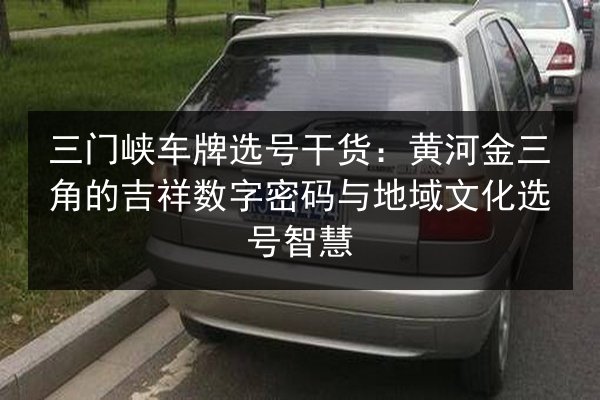 三门峡车牌选号干货:黄河金三角的吉祥数字密码与地域文化选号智慧 第3张 三门峡车牌选号干货:黄河金三角的吉祥数字密码与地域文化选号智慧 第3张