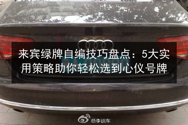 来宾绿牌自编技巧盘点：5大实用策略助你轻松选到心仪号牌