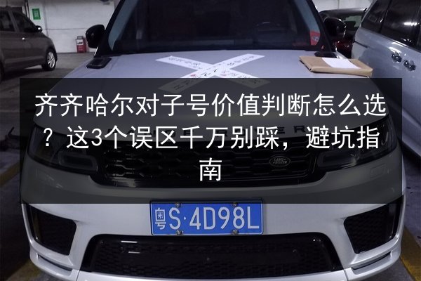 齐齐哈尔对子号价值判断怎么选？这3个误区千万别踩，避坑指南