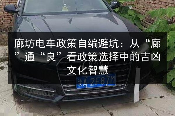 廊坊电车政策自编避坑：从“廊”通“良”看政策选择中的吉凶文化智慧