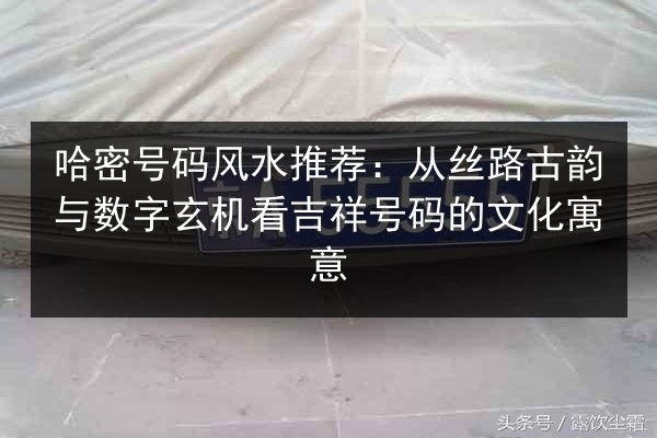 哈密号码风水推荐:从丝路古韵与数字玄机看吉祥号码的文化寓意 第2张 哈密号码风水推荐:从丝路古韵与数字玄机看吉祥号码的文化寓意 第2张