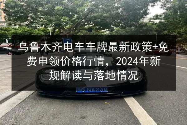 乌鲁木齐电车车牌最新政策+免费申领价格行情，2024年新规解读与落地情况 第3张
