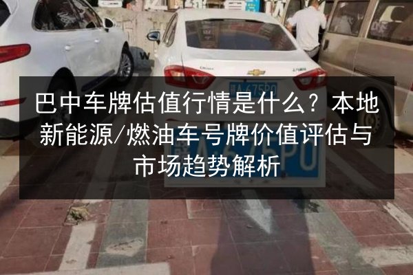 巴中车牌估值行情是什么?本地新能源_燃油车号牌价值评估与市场趋势解析 第2张 巴中车牌估值行情是什么?本地新能源_燃油车号牌价值评估与市场趋势解析 第2张