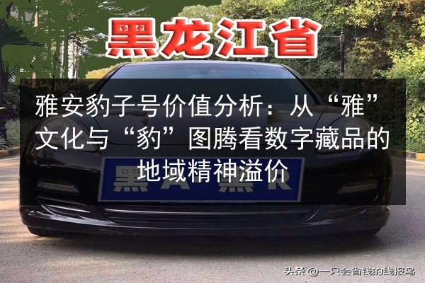 雅安豹子号价值分析：从“雅”文化与“豹”图腾看数字藏品的地域精神溢价 第2张