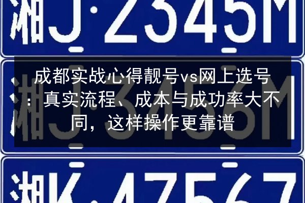 成都实战心得靓号vs网上选号：真实流程、成本与成功率大不同，这样操作更靠谱 第2张