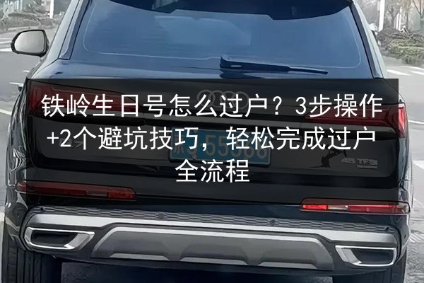 铁岭生日号怎么过户？3步操作+2个避坑技巧，轻松完成过户全流程 第2张