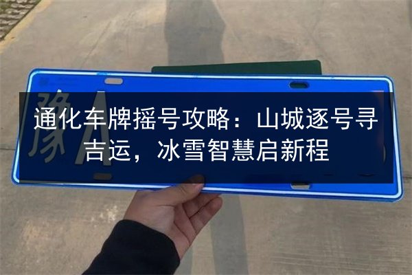 通化车牌摇号攻略:山城逐号寻吉运,冰雪智慧启新程 第3张 通化车牌摇号攻略:山城逐号寻吉运,冰雪智慧启新程 第3张