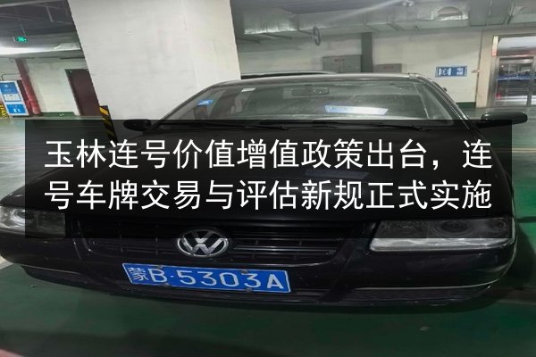 玉林连号价值增值政策出台,连号车牌交易与评估新规正式实施 第3张 玉林连号价值增值政策出台,连号车牌交易与评估新规正式实施 第3张
