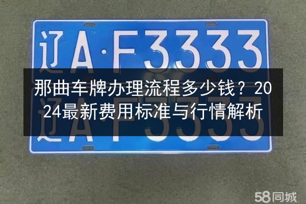 那曲车牌办理流程多少钱？2024最新费用标准与行情解析 第3张