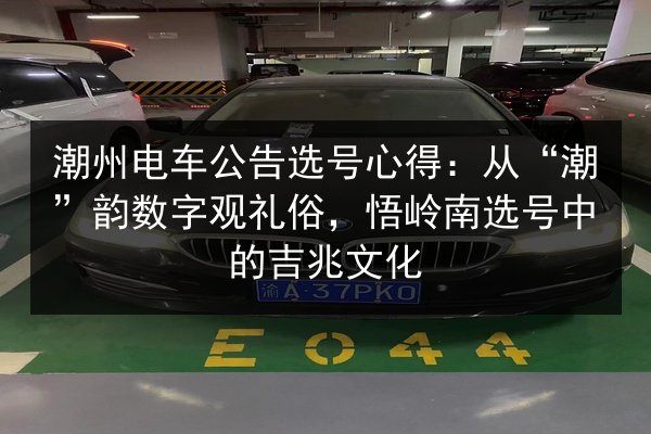 潮州电车公告选号心得：从“潮”韵数字观礼俗，悟岭南选号中的吉兆文化 第3张