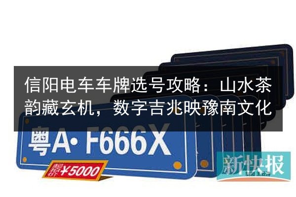 信阳电车车牌选号攻略：山水茶韵藏玄机，数字吉兆映豫南文化