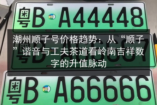 潮州顺子号价格趋势：从“顺子”谐音与工夫茶道看岭南吉祥数字的升值脉动