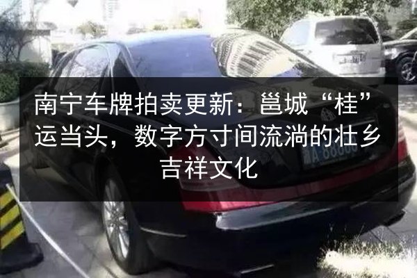 南宁车牌拍卖更新:邕城“桂”运当头,数字方寸间流淌的壮乡吉祥文化 第2张 南宁车牌拍卖更新:邕城“桂”运当头,数字方寸间流淌的壮乡吉祥文化 第2张