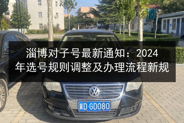 淄博对子号最新通知：2024年选号规则调整及办理流程新规 第2张