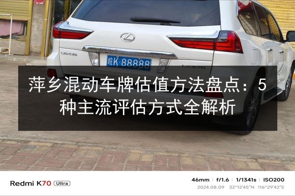 萍乡混动车牌估值方法盘点:5种主流评估方式全解析 第2张 萍乡混动车牌估值方法盘点:5种主流评估方式全解析 第2张