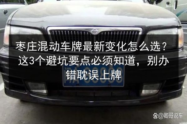 枣庄混动车牌最新变化怎么选?这3个避坑要点必须知道,别办错耽误上牌 第3张 枣庄混动车牌最新变化怎么选?这3个避坑要点必须知道,别办错耽误上牌 第3张