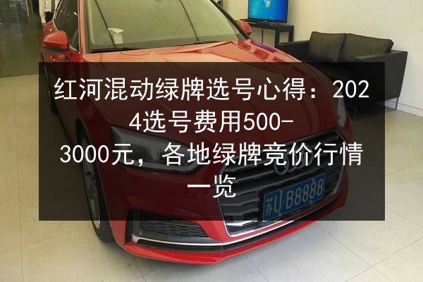 红河混动绿牌选号心得:2024选号费用500-3000元,各地绿牌竞价行情一览 第3张 红河混动绿牌选号心得:2024选号费用500-3000元,各地绿牌竞价行情一览 第3张