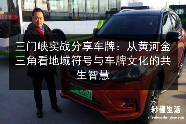 三门峡实战分享车牌：从黄河金三角看地域符号与车牌文化的共生智慧 第2张